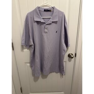 Polo Ralph Lauren Men's Polo Light Purple Logo Size 3X